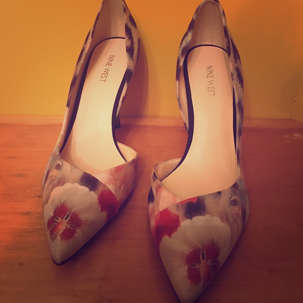 Nine West Floral D'orsay Pumps